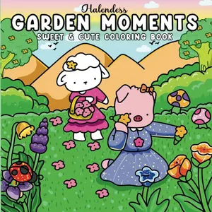 Garden Moments: Coloring Book For Teens and Adults Featuring Super Cute little Animals in Cozy Garden, Beautiful Flowers, and Charming Outdoor ... Relief (Cozy Moments & Places Coloring) Paperback – February 1, 2025