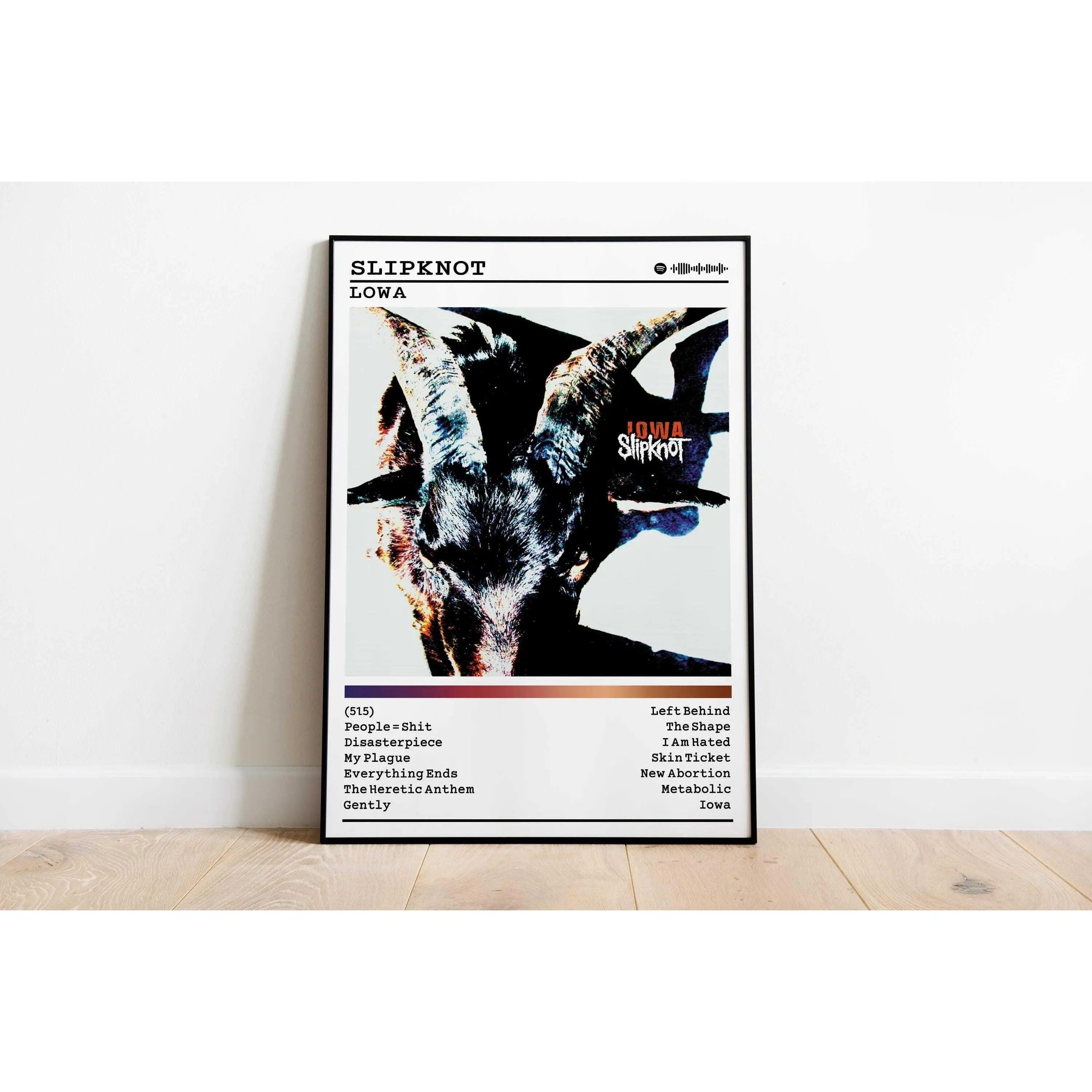 Slipknot Poster Print | Lowa Album Poster | Music Poster | Album Cover Poster | Wall Decor | Music Gift | Room Decor POSTER