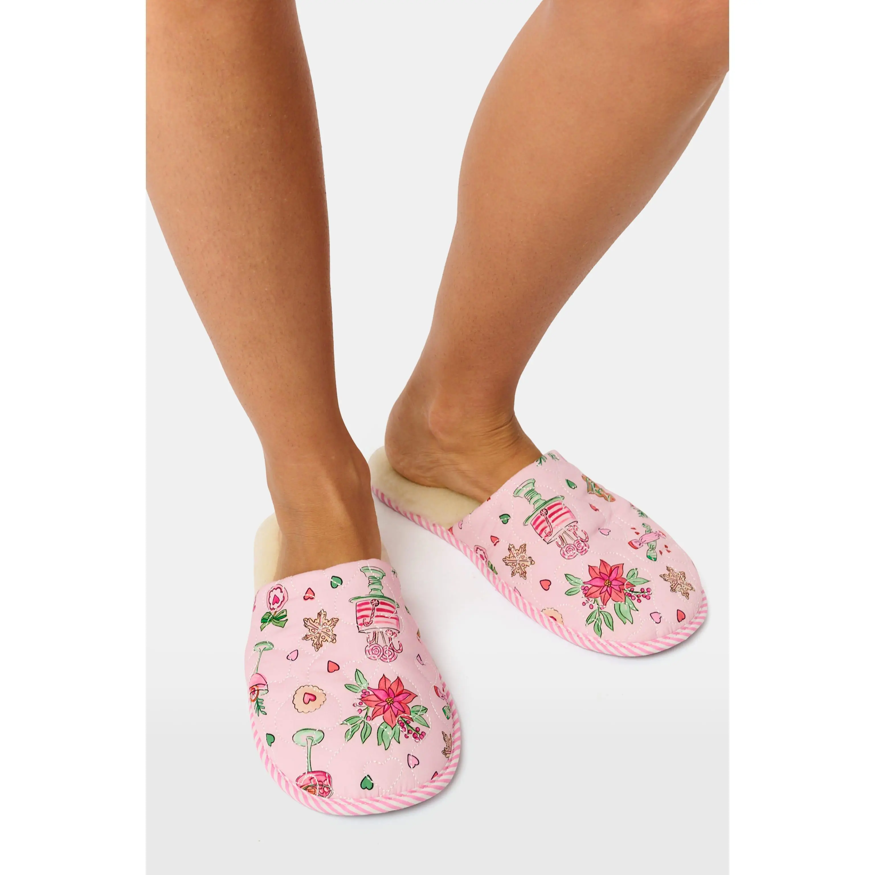 Seasons Soiree Quilted Slippers