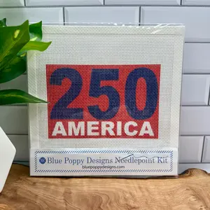 250 Anniversary America Needlepoint Kit (4" x 6") USA Washington DC