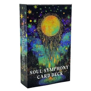 soul symphony oracle card, 59pcs/box tarot card, card game for teenager & adult, party entertainment, real emotions tarot deck, party game cards
