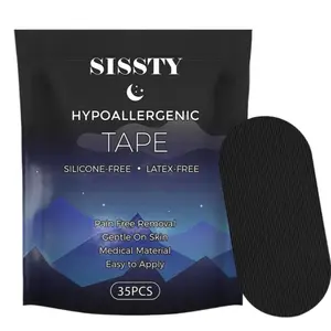 Sissty Hypoallergenic Tape - 35PCS Silicone-Free & Latex-Free Gentle Application for Delicate Skin Comfortable Experience
