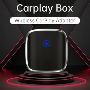 Mini CarPlay Wireless Adapter for Apple iPhone - Converts Wired to Wireless CarPlay Adapter, CarPlay Dongle Stick for Apple Wired CarPlay Cars & for iPhone iOS 10+, USB & Type-C, Plug & Play
