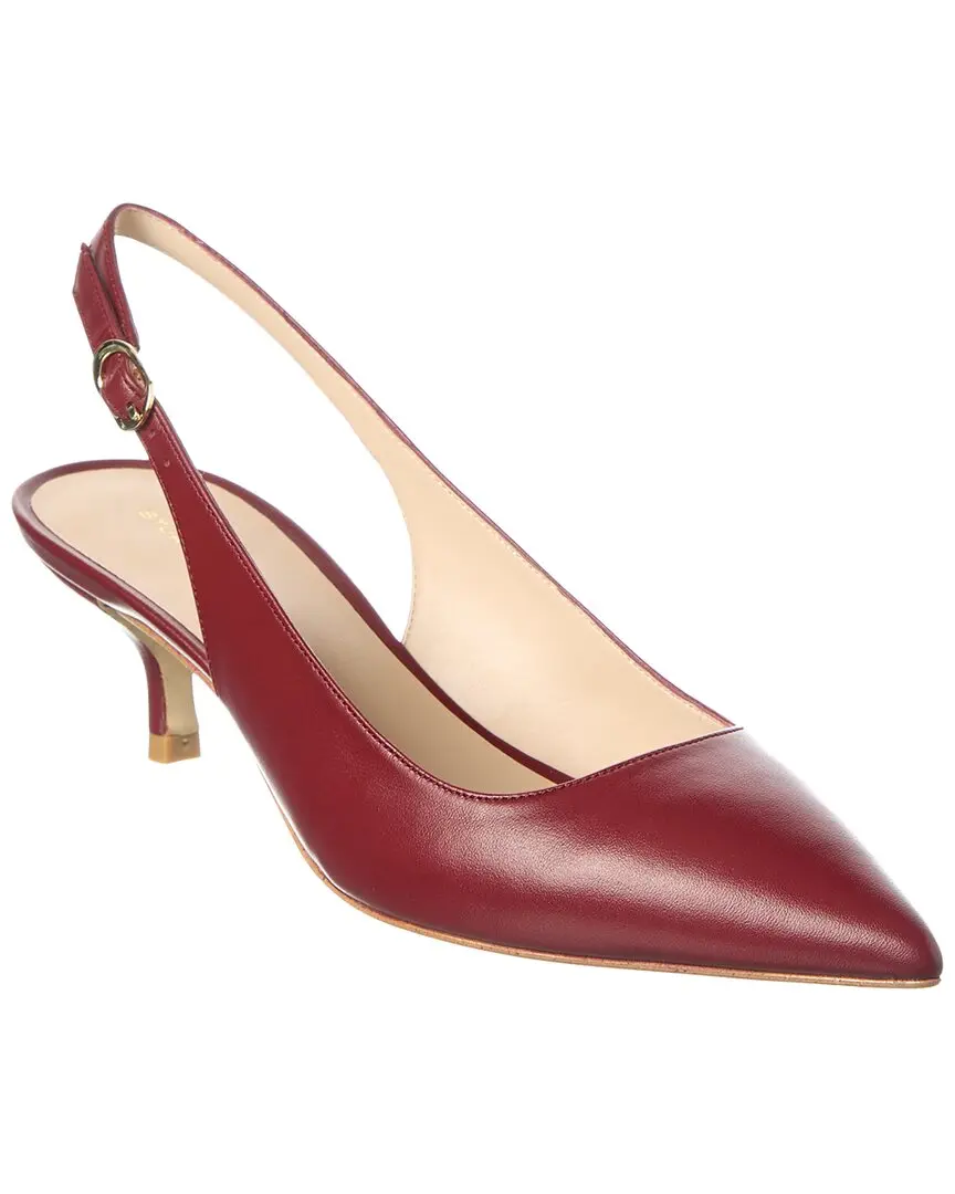Stuart Weitzman Leigh 50 Leather Slingback Pump