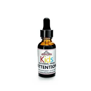 Aztlan Little Thinker's Helper Alcohol-Free Brain Boost Tincture for Kids 1oz Herbal Blend for Focus & Attention - Healthcare