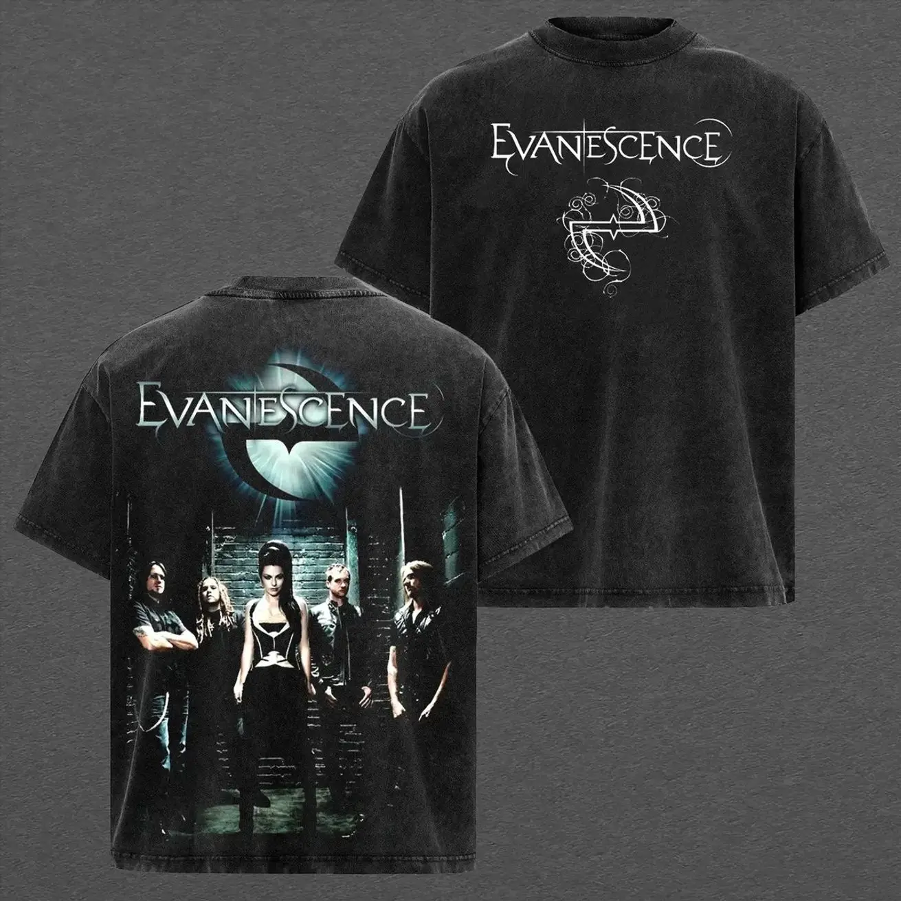 Vintage Evanescence Band T-shirt Washed , alternative band merch, trending t-shirt, Hoodie, 90s graphic tee, vintage graphic tee, grunge aesthetic shirt, classic rock merch