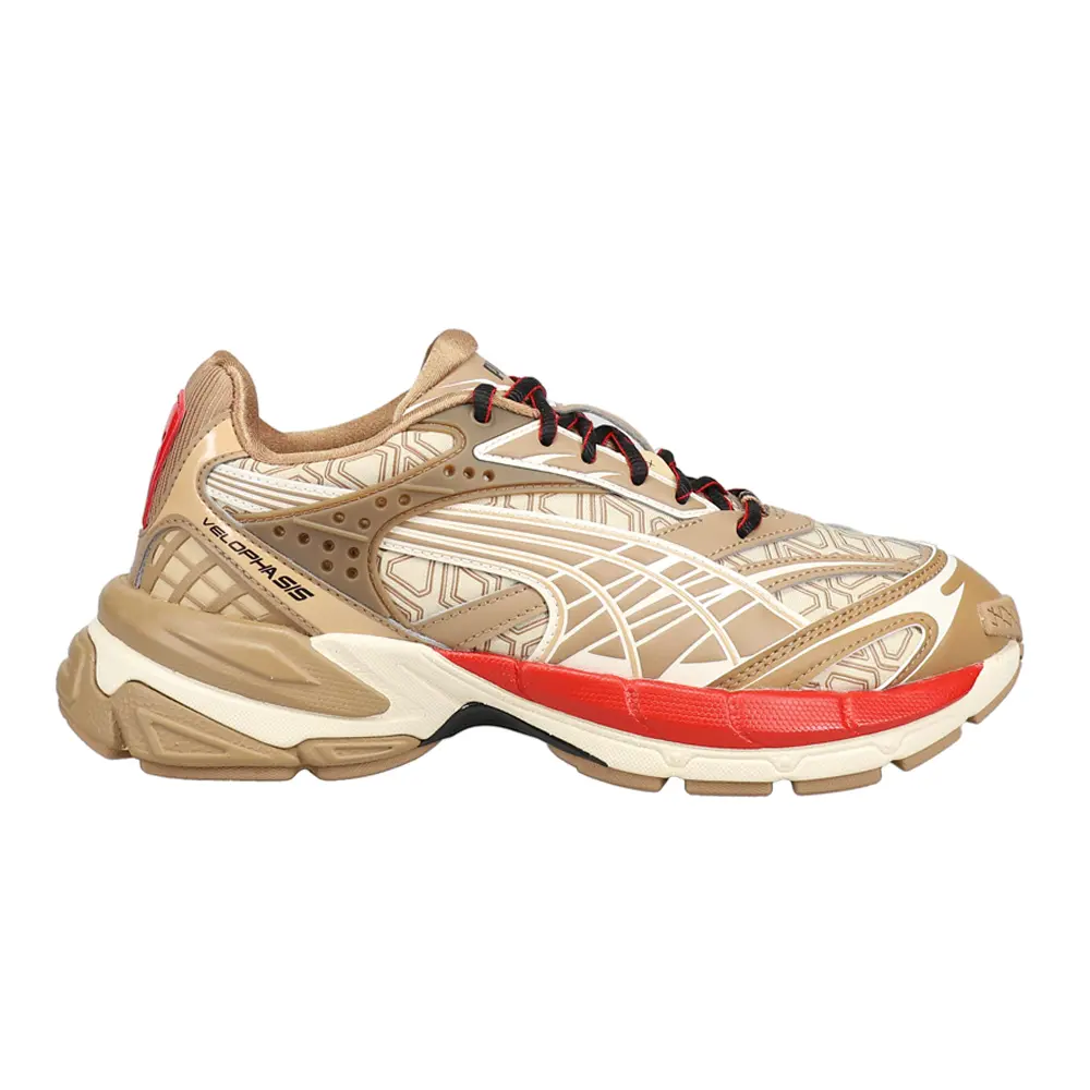 PUMA Mens Velophasis Luxe Sport Lace Up Sneakers Shoes Casual - Brown