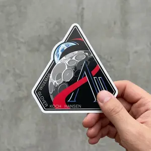 Artemis II Patch Sticker, Retro Space Logo Decal, Waterproof Vinyl, Laptop Water Bottle Car Sticker, Gift for Space Lovers