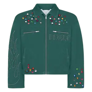 Velvet Rhinestone Jacket