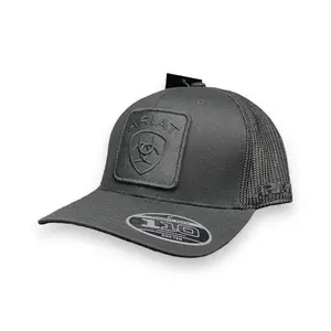 Ariat Black/Black Logo Patch Hat - Black