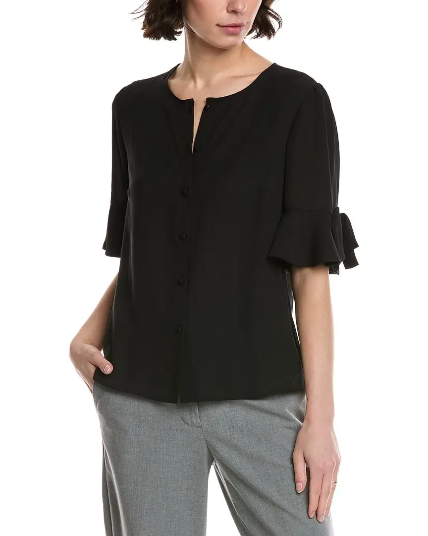 CeCe Flounce Bow Sleeve Top