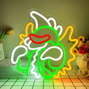 Gigan Monster Neon Sign for Wall Art Dimmable Decorative Lights Cool Art Neon Light Up Sign for Man Cave Boys Room Anime Neon Light, USB Powered for Birthday Christmas Gifts, Led Neon Decor