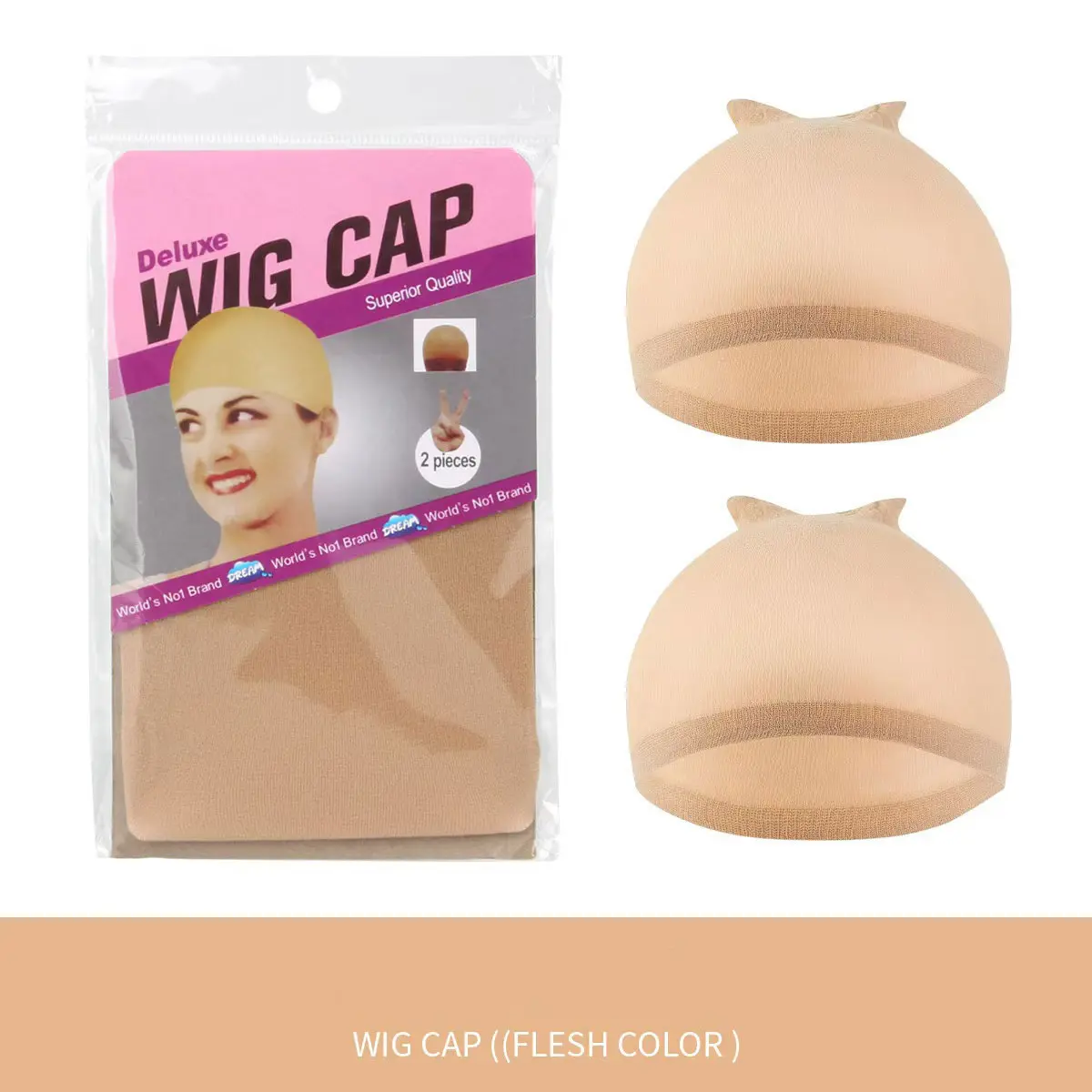 10 Piece Seamless Mesh Wig Caps for Women, Protective Headbands in Natural Beige, Comfortable Natural Fit for a Seamless Look and Daily Styling, Hair Care, Female, Heatless Hair Care, Protective Wig Cap Headbands, 2 Pieces Each, Fashion Headbands