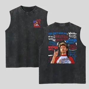 Dirty Joe Merica Washed Tank Top, Gym Essential, 4th Of July Shirt, Vintage Casual Crewneck Sleeveless Menswear T-shirts Classic Cotton Fabric Streetwear