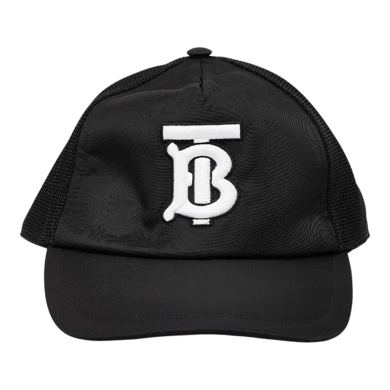 Pre-owned BURBERRY Nylon Small Leather Goods TB Logo Mesh Baseball Cap