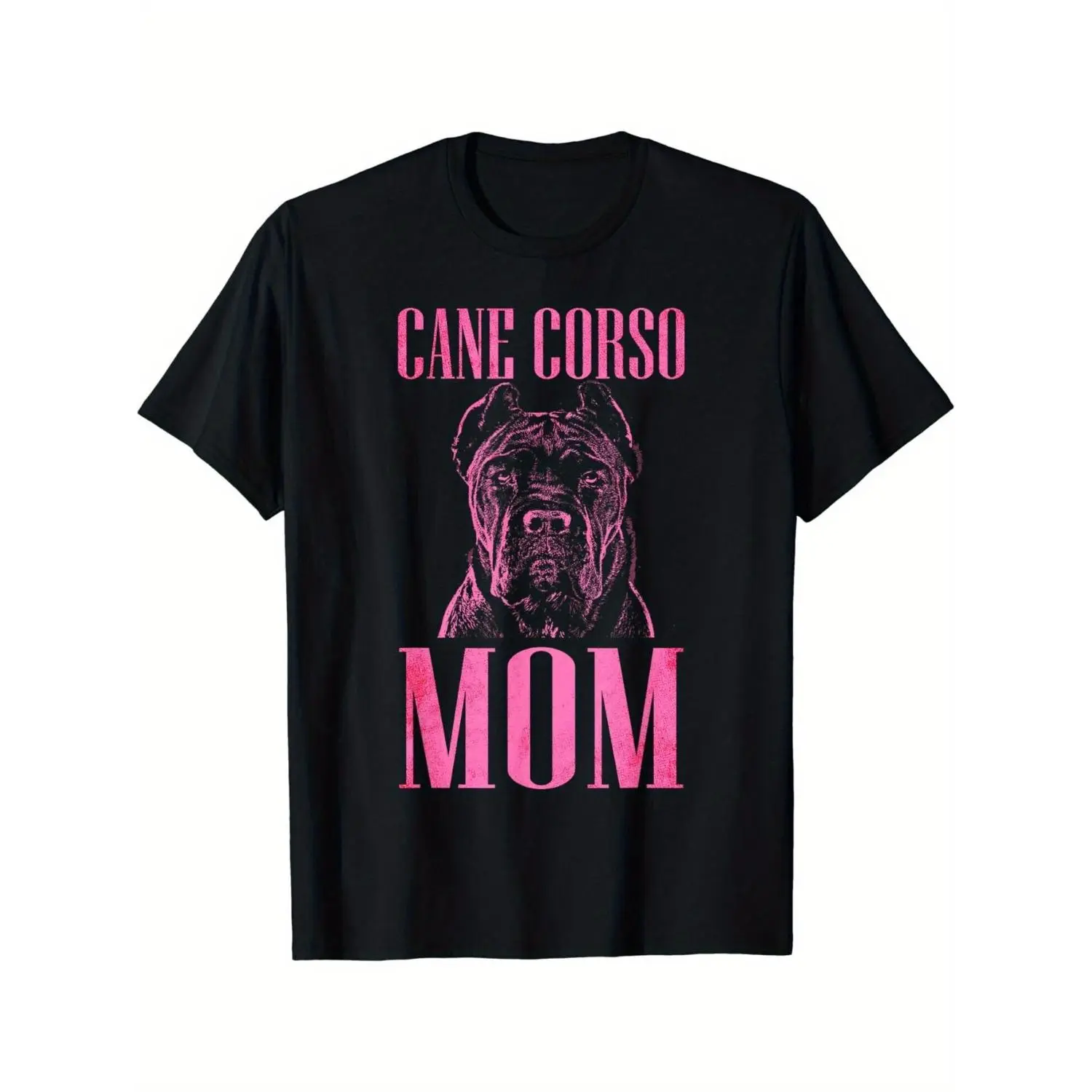 Men's Cane Corso Graphic T-Shirt, Casual Fit 100% Cotton Shortsleeve Tee, Soft Breathable All-Seasons Round Neck Menswear Top, Tshirt, Loose-Fitting, Print