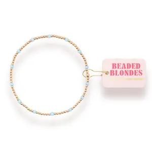 Powder Blue Dainty Poppi Bracelet