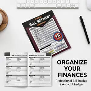 ADHD-Friendly Budget Planner & Expense Tracker Notebook, Pink Productivity Finance Journal for Women, Bill Organizer & Money Saving Planner, 48-Month Financial Reset Book