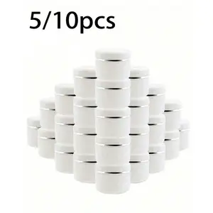 Reusable Cream Jar Set, 20g/30g/50g/100g Plastic Containers with Dome Lid, Empty Storage Box for Travel & Makeup Organization