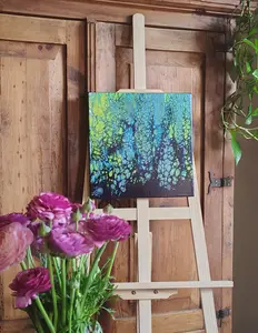 12x12 Abstract Canvas Painting by Cote Design Studio