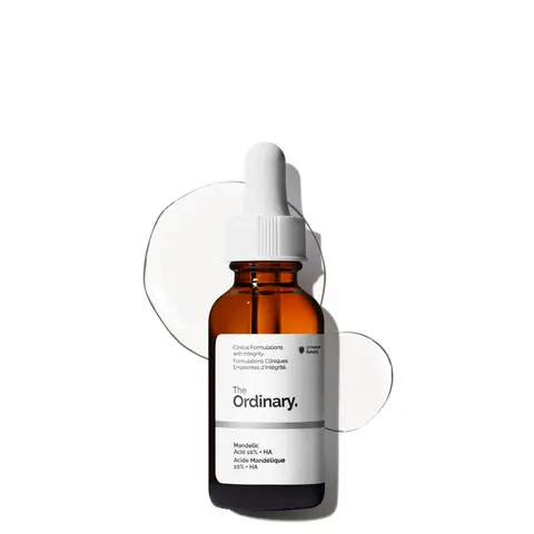 The Ordinary Mandelic Acid 10% + Hyaluronic Acid, Gentle Exfoliating Serum for Clarity and Hydration, 1 Fl Oz