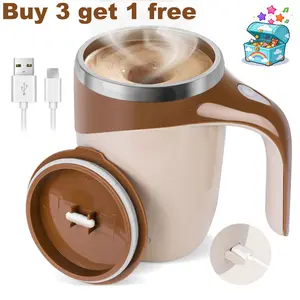 Zorara Self Stirring Coffee Mug, Automatic Magnetic Stirring Coffee Mug, USB Rechargeable Mixing Cup, Electric Self Mixing Mug, Rechargeable Stirring Cup, Suitable For Coffee Powder, Milk, Tea, Cocoa