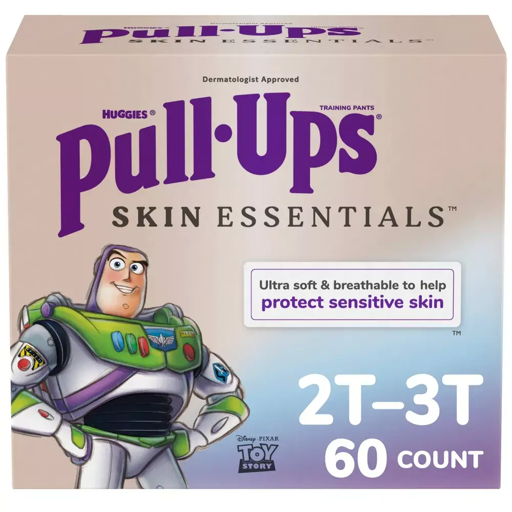 Pull-Ups Skin Essentials Boys' Disposable Training Pants, Bloomers, Cotton