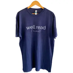 "Well Read (in Smut)" Vintage Blue Tee