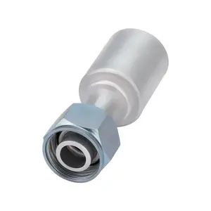 #10 13mm Beadlock Fitting Straight Female Nut O-ring with Ferrule for Air Conditioning Standard Barrier Hose 5/8