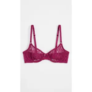 The Lace Demi Bra | Unlined Underwire Stretch Lace Bra