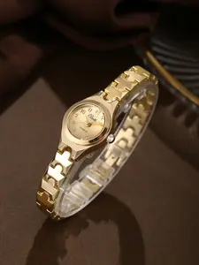 Elegant Vintage Style Women's Casual Quartz Watch, Fashionable Wristwatch, Small Dial Design, Perfect Gift for Daily Wear, Parties, Birthdays, Christmas