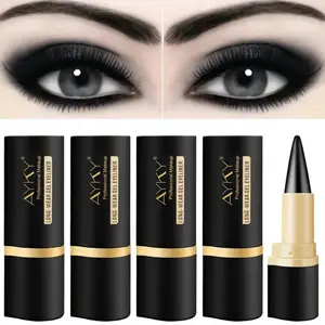 5 Pack Matte Black Eyeliner - Smudge-proof, Waterproof, And Fade-resistant Perfect For Beginners -Easy-to-apply, Long-lasting Cream Formula Winter Makeup