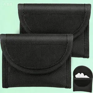 Disposable Glove Holder for Duty Belt, 1680D Nylon Pouch for Firefighters EMS EMT, First Responders Glove Case, Latex Glove Carrier, Durable Nylon Organizer for Medical Police Security