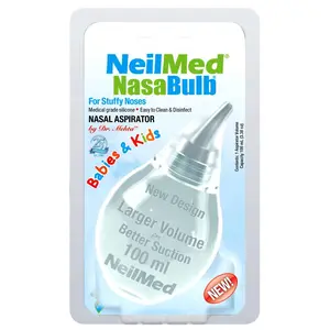 NeilMed NasaBulb Silicone Nasal Aspirator Large 100mL
