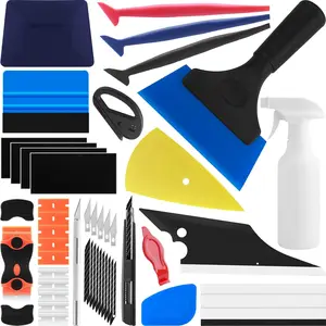 Car Window Tint Installation Tools Kit Window Film Tinting Kit Vehicle Glass Protective Film Installation Kit with 300ml Adjustable Spray Bottle for Car Tints Window Film