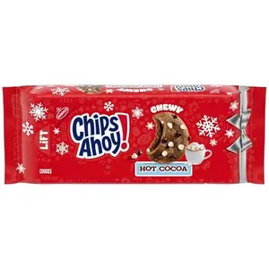 CHIPS AHOY! Hot Cocoa Chocolate Chip Cookies, Limited Edition Holiday Cookies, 9.9 oz