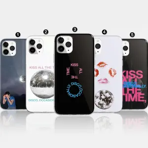 Harry Kiss all the time Styles Phone Case, Retro Disco Aesthetic Case Cover, Disco Aesthetic Tech Accessory for iPhone 17-11, Samsung Galaxy S25-S21