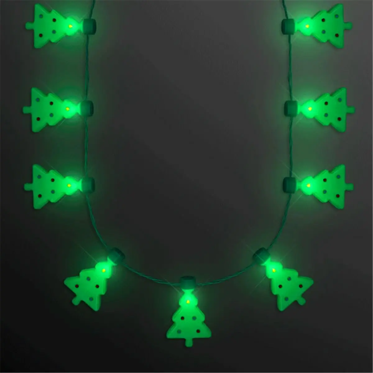 Blinkee 40in Unisex LED Farm Animal & Poultry Toy Party Necklace - Christmas Festive Accessory, AG13 Pre-Installed Batteries, 3 Light Functions for Gatherings (Light Up Festive Necklace)