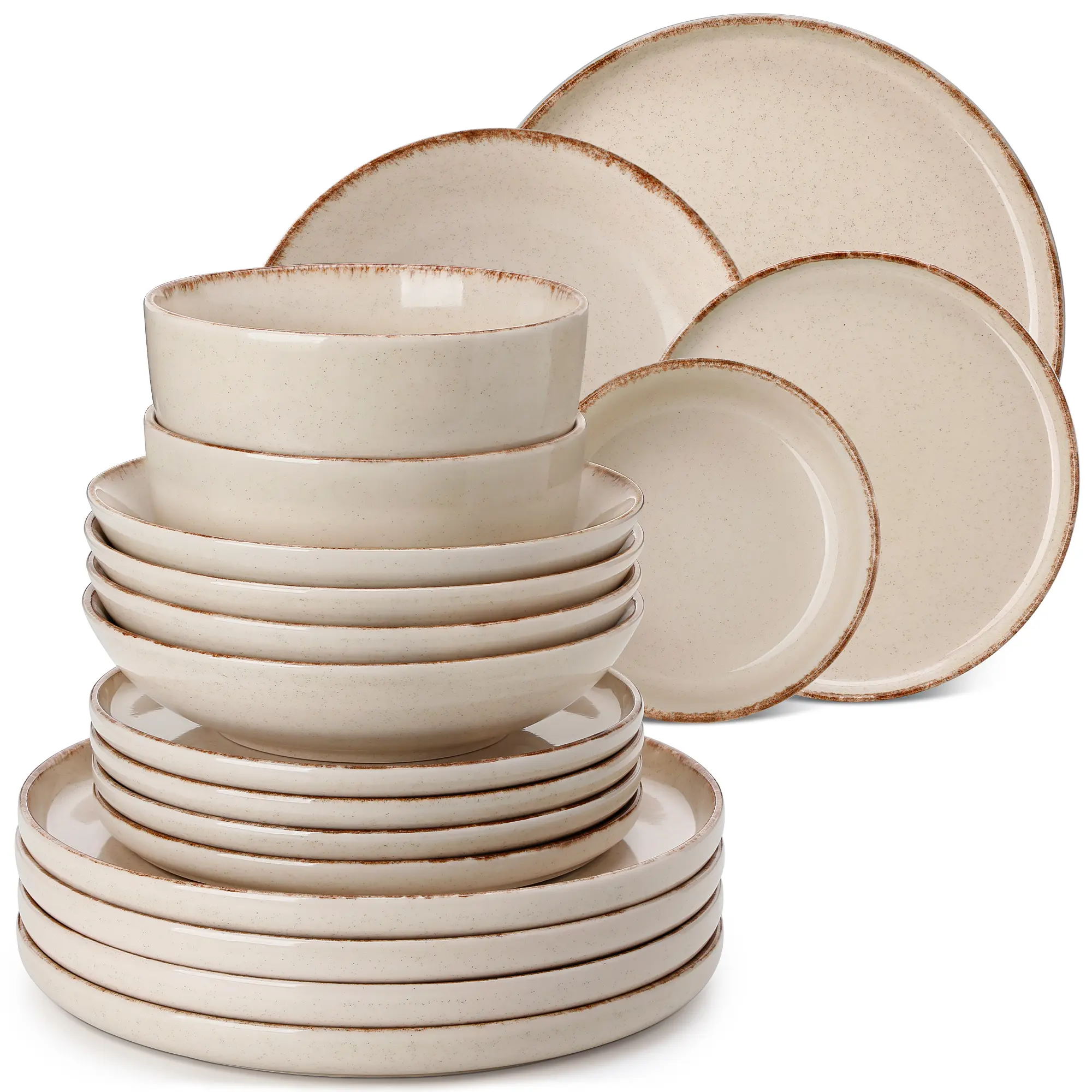 24-Piece Set (Serves 6) – Beige