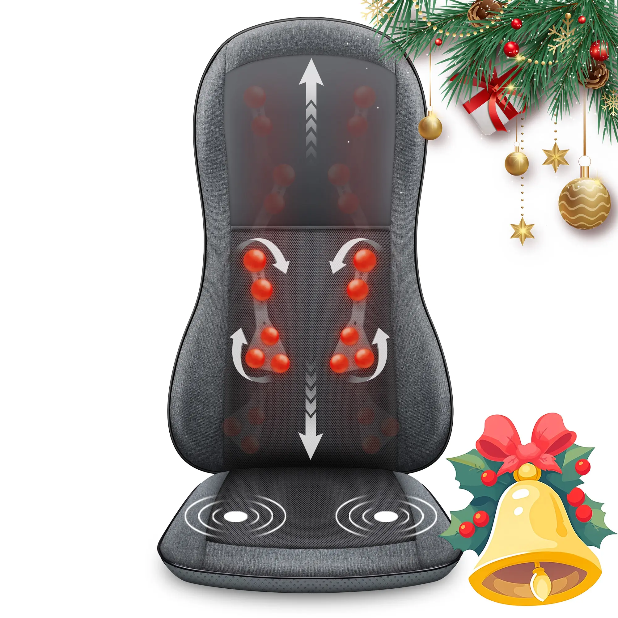 Comfier Shiatsu Full Back Massager with Heat 2D 3D Massage Seat Cushion 10 Nodes Rolling Kneading Chair Pads for Lower Back Gift for Men Women Daily Relaxing - TikTok Shop Comfier Shiatsu Full Back Massager with Heat 2D 3D Massage Seat Cushion 10 Nodes Rolling Kneading Chair Pads for Lower Back Gift for Men Women Daily Relaxing - TikTok Shop