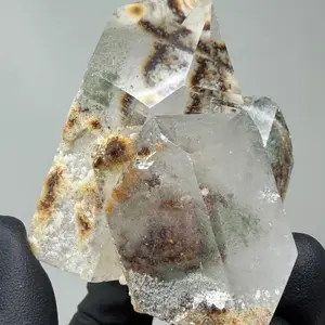 2.25” inch Polished Garden Quartz Cluster with Cut Base - Lodolite - Scenic Quartz TOWER