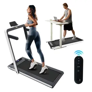 2-in-1 Under Desk Treadmill W130384071 2.5HP Foldable Electric Treadmill with Remote Control LED Display for Home Office White ab roller waist beaters Multifunctional Abdominal Board Adjustable Curved Exerciser exercise equipment incline walking treadmill