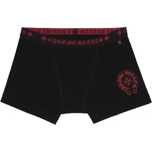 Chrome Hearts Short Boxer Brief Black/Red