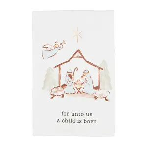 nativity cotton towel