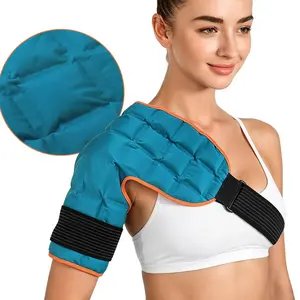 Super Absorbent Polymer (SAP) Shoulder Ice Pack – 30-Min Long-Lasting Therapy, Reusable Hot & Cold Compress Wrap for Rotator Cuff, Arthritis, Post-Surgery Recovery, Muscle Soreness