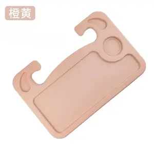 Multifunctional Car Laptop Desktop Stand Portable Eating Office Car Steering Wheel Table Stand Beverage Food Coffee Tray Board NONE