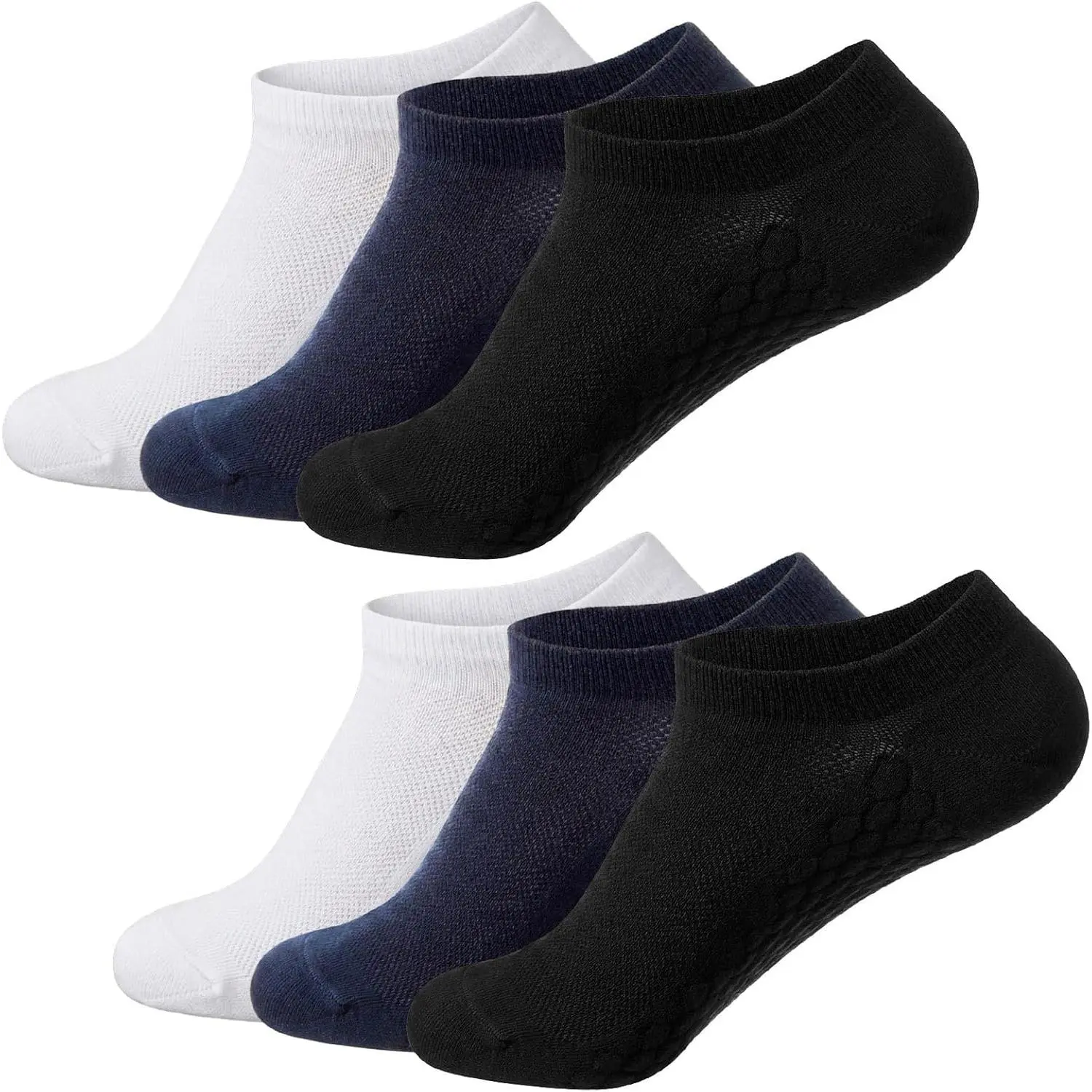 Silver Infused Socks Cotton Ankle Socks Grounding Sock for Men Women Odor Resistant Breathable Sock