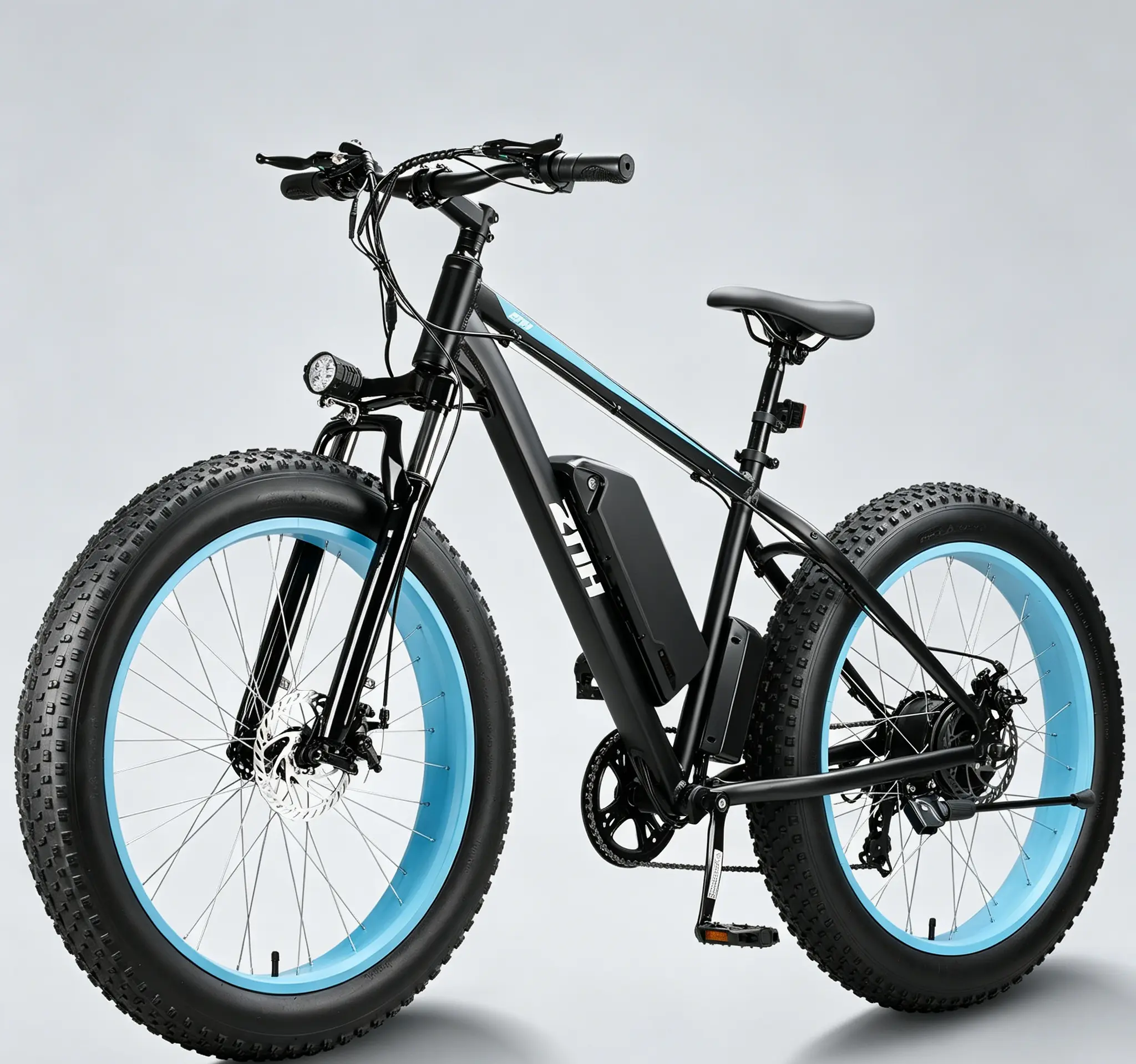 ZNH 1200W Brushless Motor Fat Tire Ebike for Adults - 60Nm Torque, 26MPH, 7-Speed Shimano Shifting, 4.0" Extra-Wide Tires, Off-Roading Bicycle for Beaches