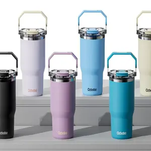 OZBOBO 30oz Stainless Steel Portable Tumbler - 100% Leak-Proof Straw & BPA-Free 2-in-1 Lid Drinkware, for Outdoor & Gym Use