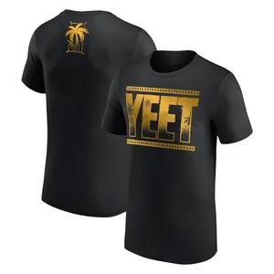 Men's Black Jey Uso Champion Golden Yeet T-Shirt Professional Wrestler Tee For Man and Woman Unisex T-Shirt, Hoodie, Sweatshirt Menswear Fitted